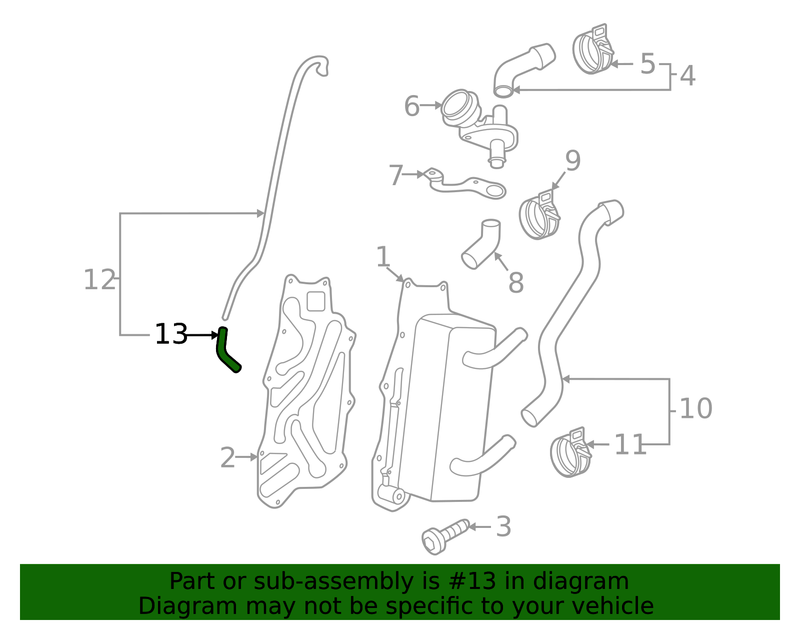 Genuine Porsche parts diagram