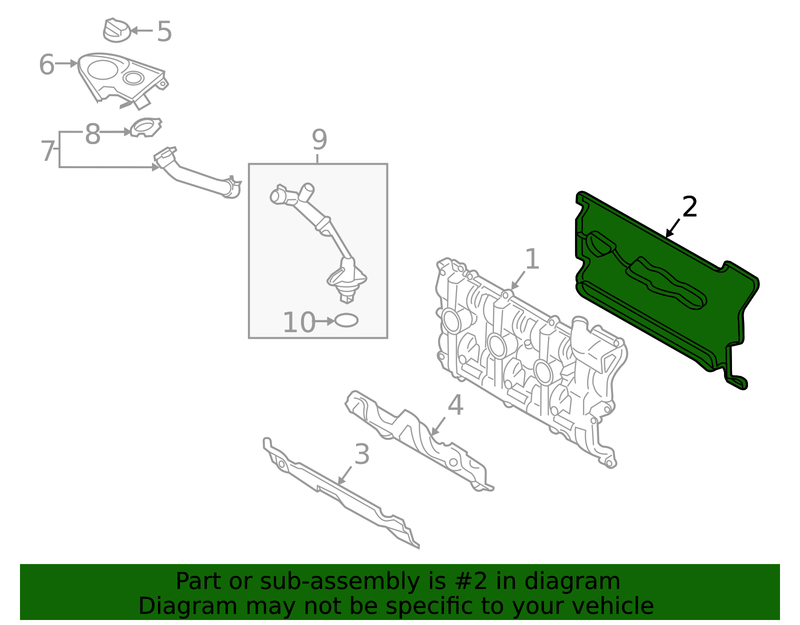 Genuine Porsche parts diagram