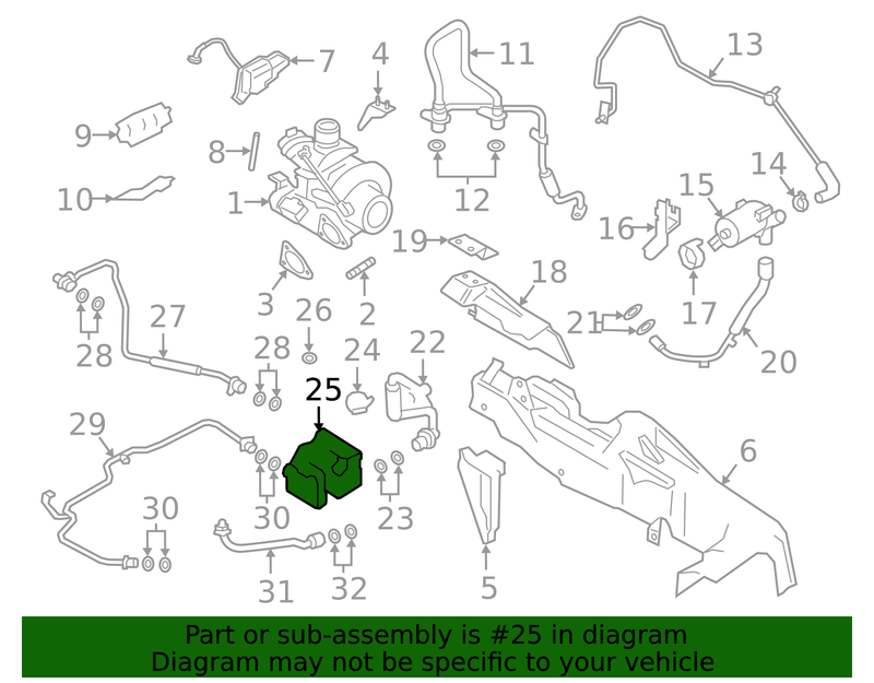 Genuine Porsche parts diagram