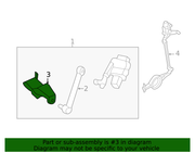 Genuine Porsche parts diagram