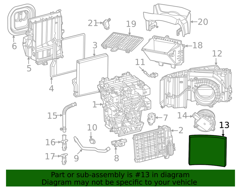 Genuine Porsche parts diagram