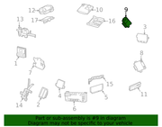 Genuine Porsche parts diagram