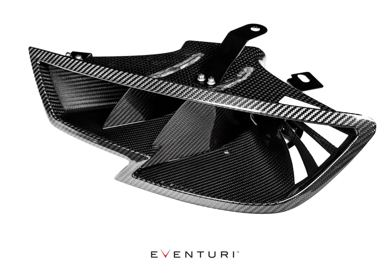 Eventuri Audi 8V Gen 2 RS3 Black Carbon Headlamp Race Duct