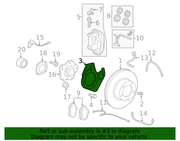 Genuine Porsche parts diagram