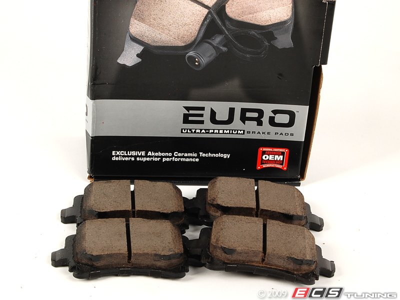 Rear Euro Ceramic Brake Pad Set