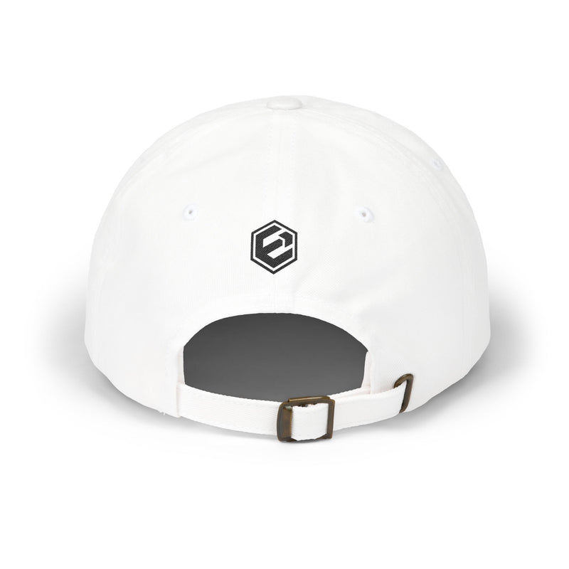 Euromotiv Embroidered Dad Cap — Classic White Adjustable Hat
