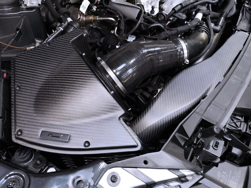 Racingline Carbon Fiber Intake w/ Giant Tri-Foam Filter | Audi RS4 / RS5 B9 / B9.5 3.0T TFSI