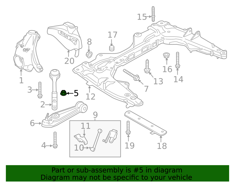 Genuine Porsche parts diagram