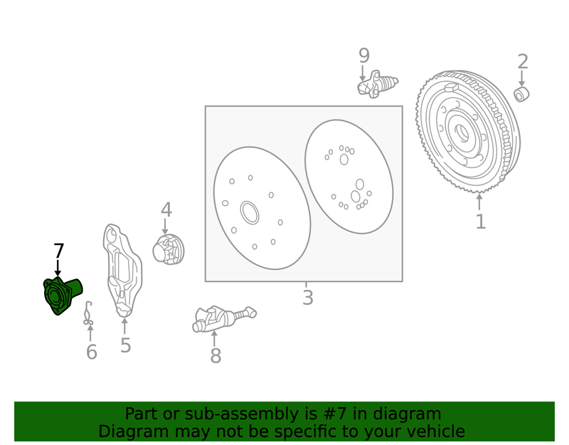 Genuine Porsche parts diagram
