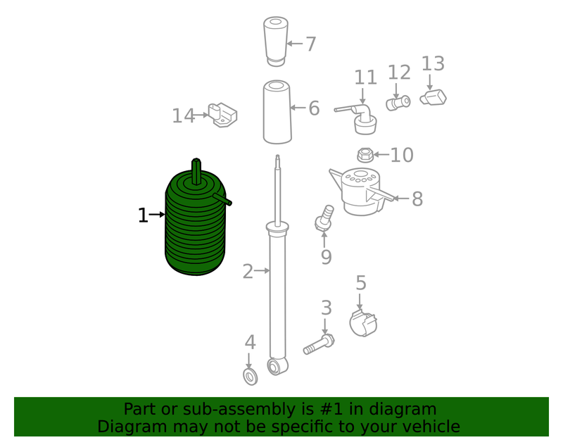 Genuine Porsche parts diagram