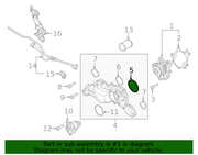 Genuine Porsche parts diagram