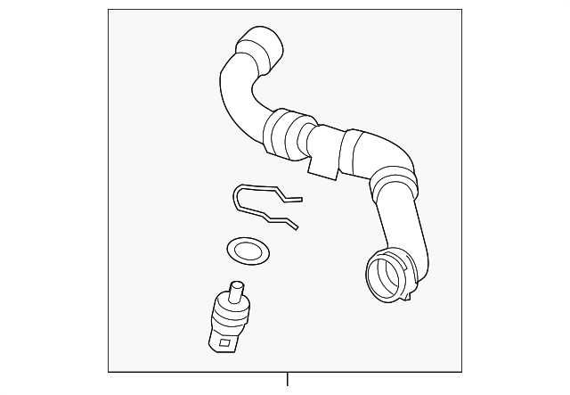 Genuine Porsche parts diagram
