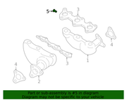 Genuine Porsche parts diagram