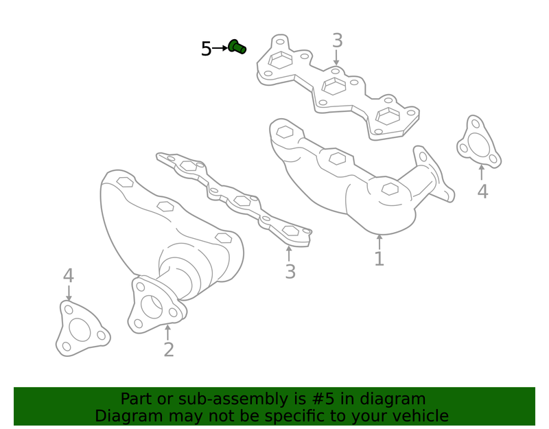 Genuine Porsche parts diagram