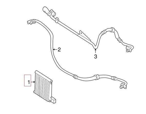 Genuine VW/Audi Auto Trans Oil Cooler Assembly 4B0317021C
