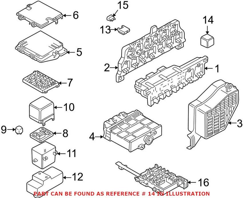 Genuine VW/Audi VW Relay (Pulse Wipers) 4B0955531C