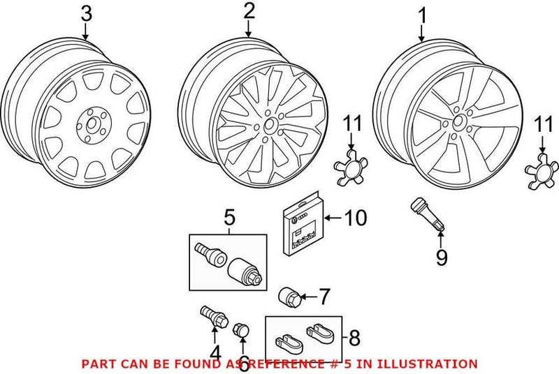 Genuine VW/Audi Wheel Lug Bolt 4F0698139C813