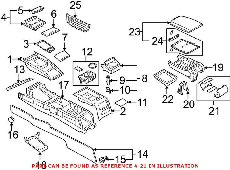 Armrest Repair Kit – Lower (Gray)