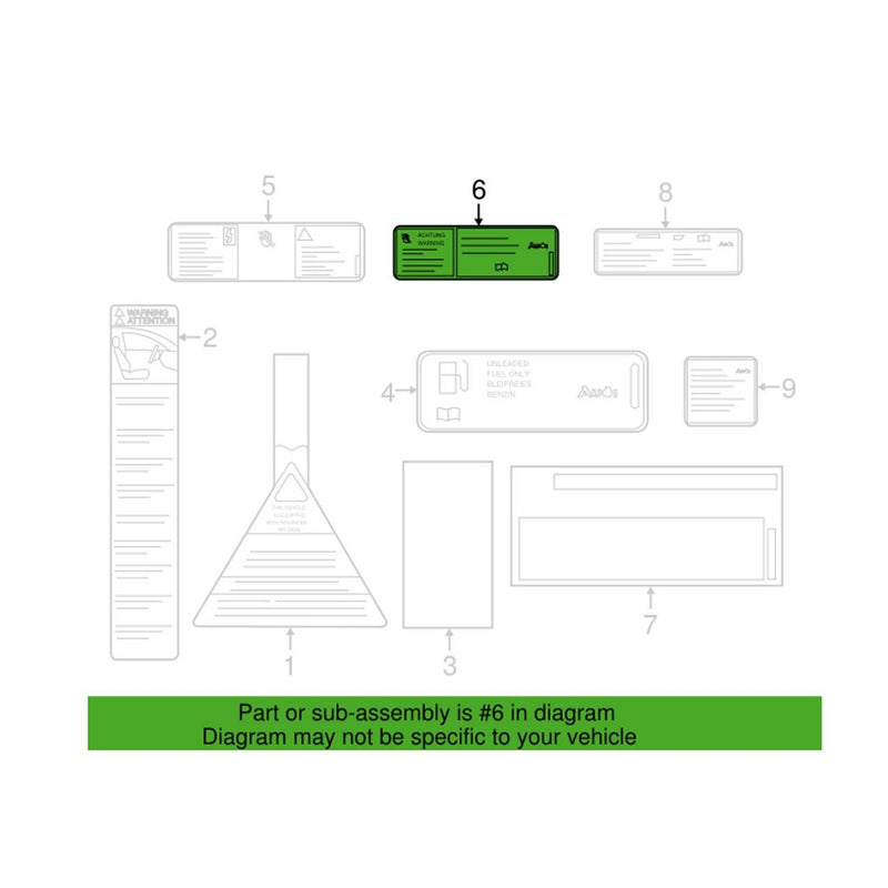 Sticker (A/C System)