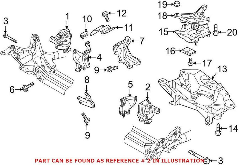 Bapmic Engine Mount Bf0428140120