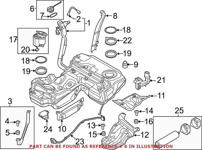 Genuine VW/Audi Fuel Tank Cap 4G0201550K