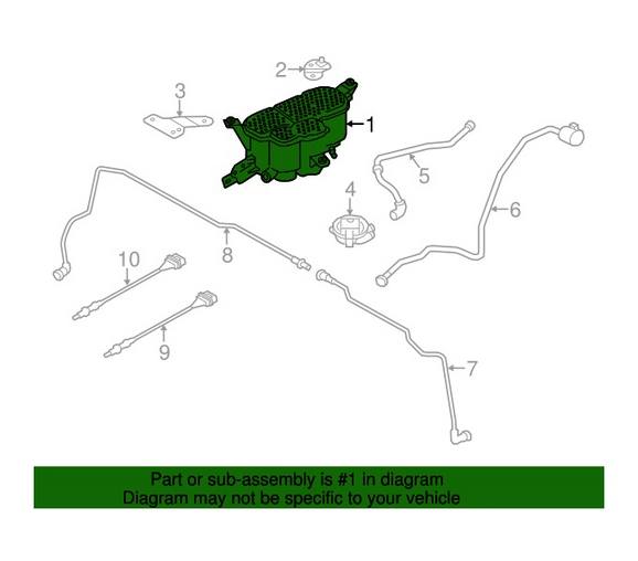 Genuine VW/Audi Vapor Canister 4G0201801F – Genuine VW/Genuine VW/Audi