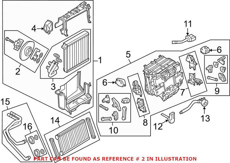 Genuine VW/Audi A/C Expansion Valve 4G0898967