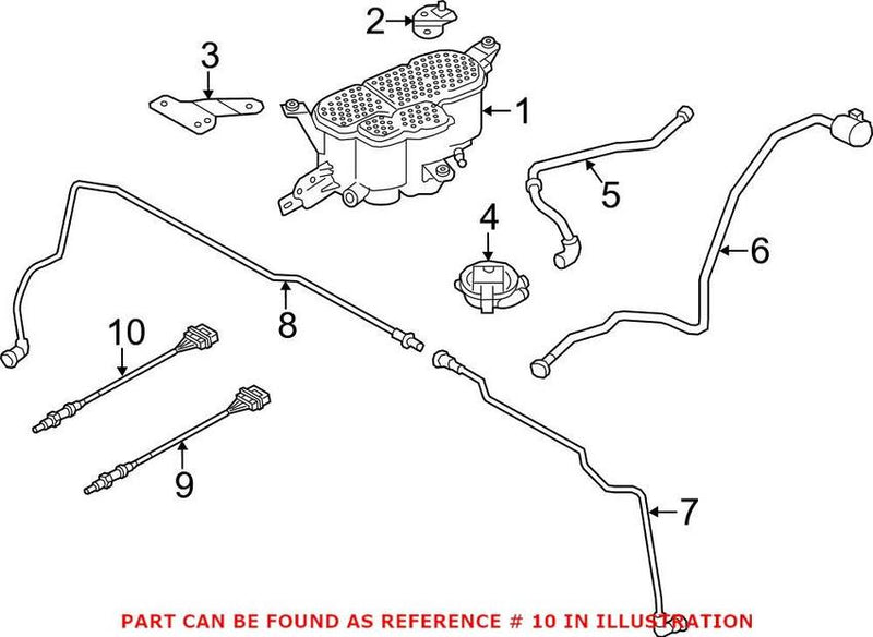 Genuine VW/Audi Oxygen Sensor – Rear 4G0906262