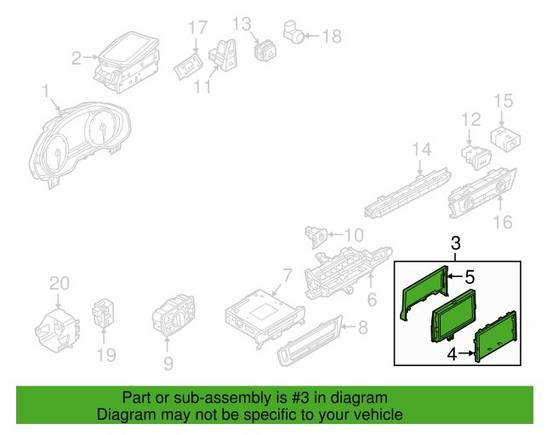 Genuine VW/Audi GPS Navigation System 4G0919607H – Genuine VW/Genuine VW/Audi