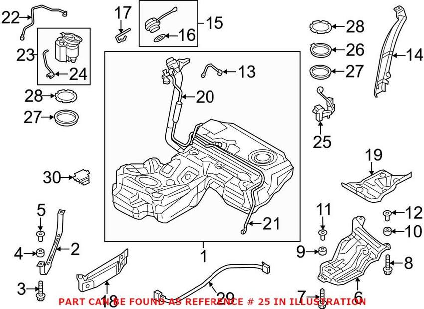 Genuine VW/Audi Fuel Tank Sending Unit – Driver Side 4G0919673C