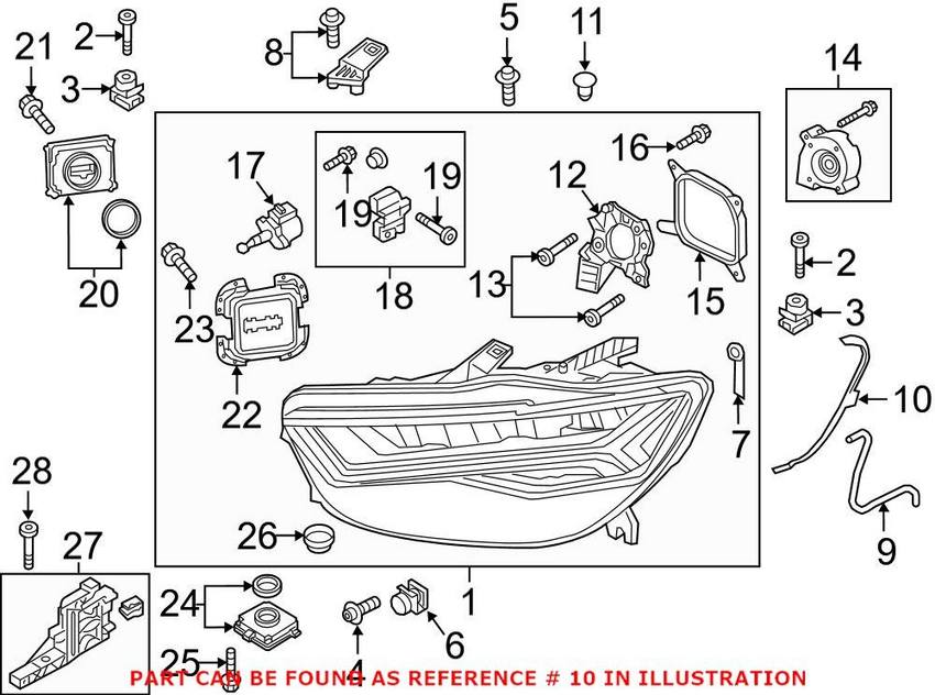 Headlight Seal – Passenger Side
