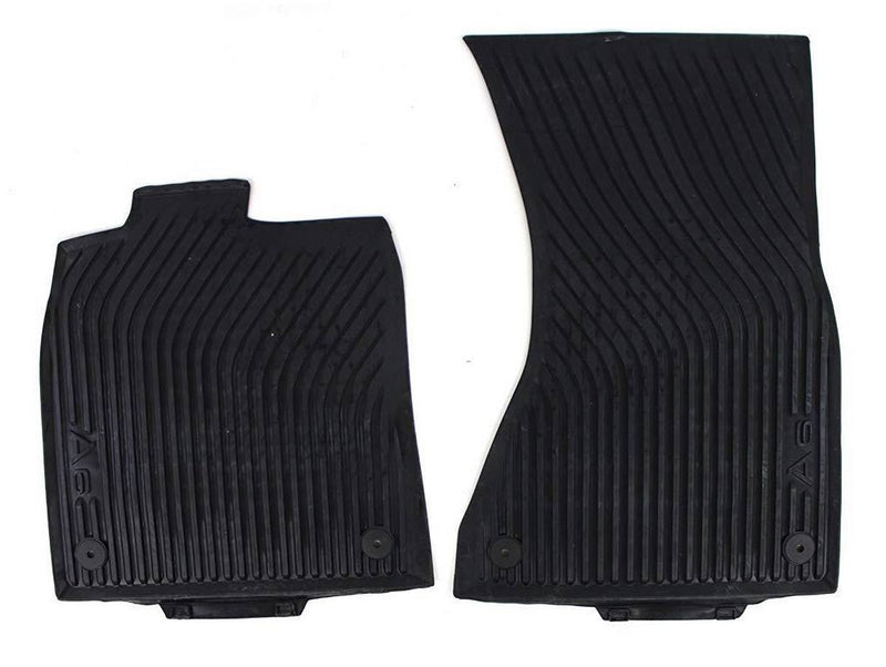 Genuine VW/Audi Floor Mat Set – Front (All-Weather) (Black) 4G1061221041