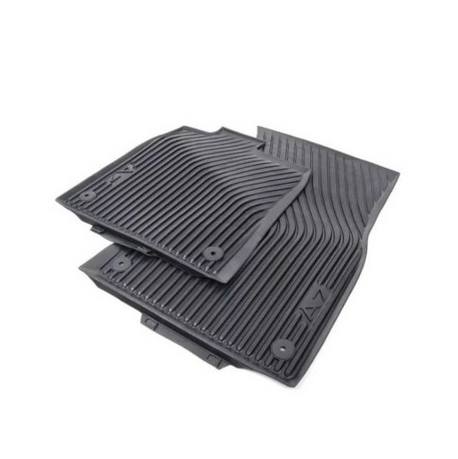 Genuine VW/Audi Floor Mat Set – Front (Black) 4G8061221041