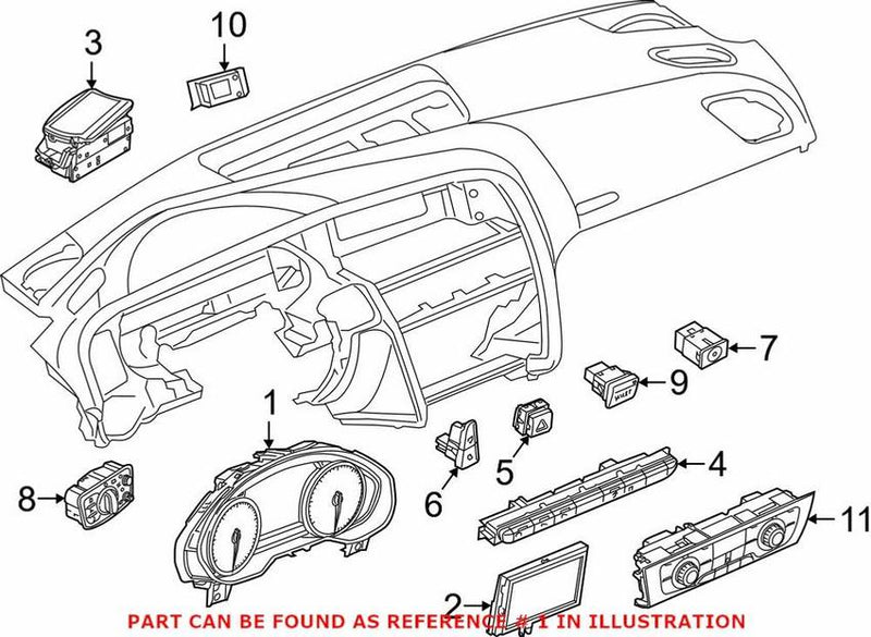 Genuine VW/Audi Instrument Cluster 4G8920987T