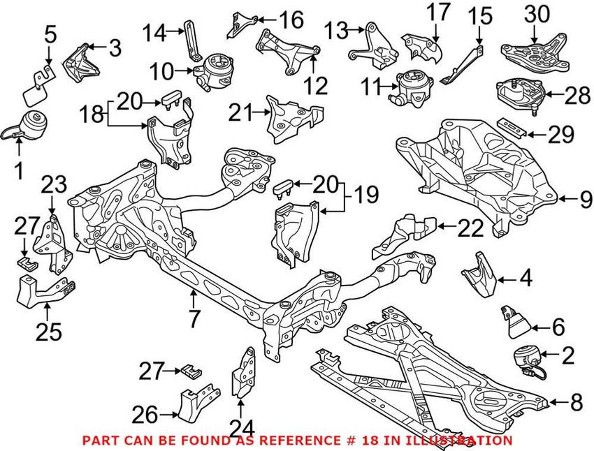 Engine Mount Bracket – Passenger Side