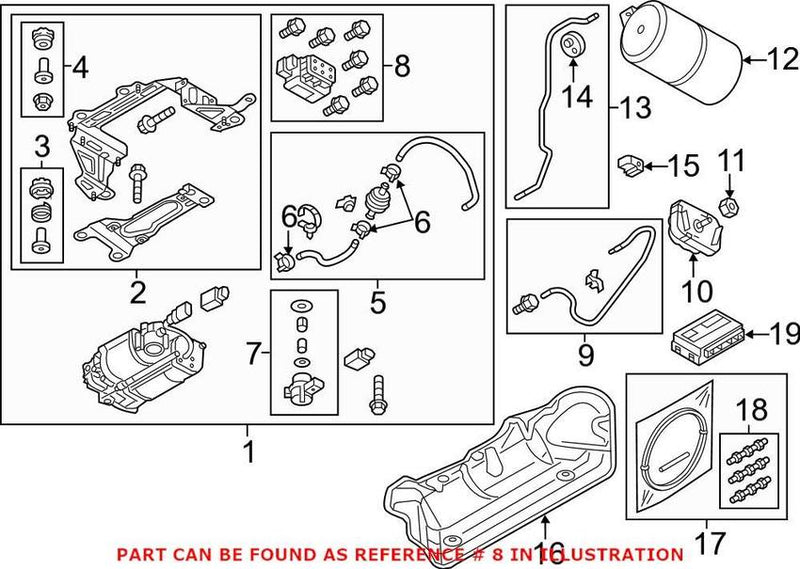Genuine VW/Audi Suspension Solenoid 4H0616013B