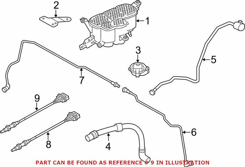 Genuine VW/Audi Oxygen Sensor – Rear 4H0906265B