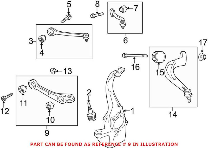 Suspension Control Arm – Front Driver Side (Lower Forward)