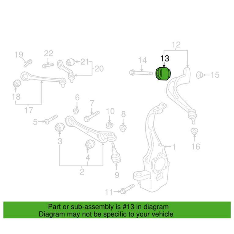 Suspension Control Arm Bushing – Front Lower (Rearward)