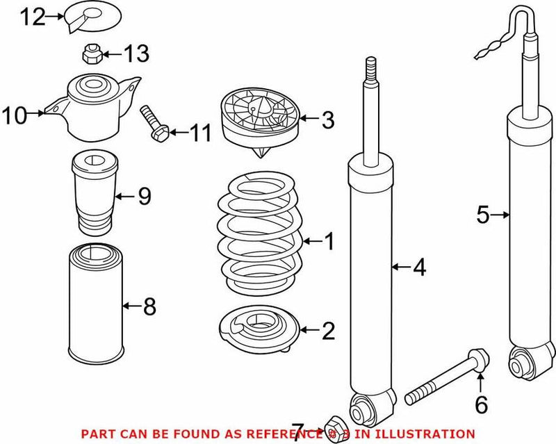 Coil Spring Retainer – Rear Upper