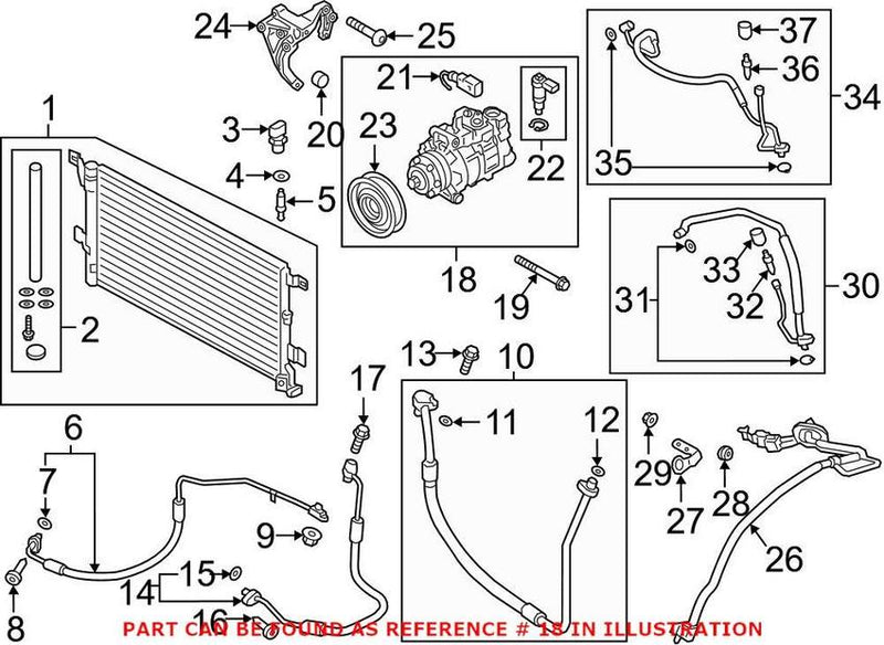 Genuine VW/Audi A/C Compressor