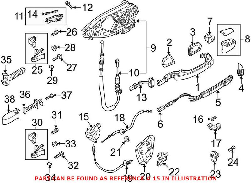 Door Lock Actuator Motor – Rear Driver Side