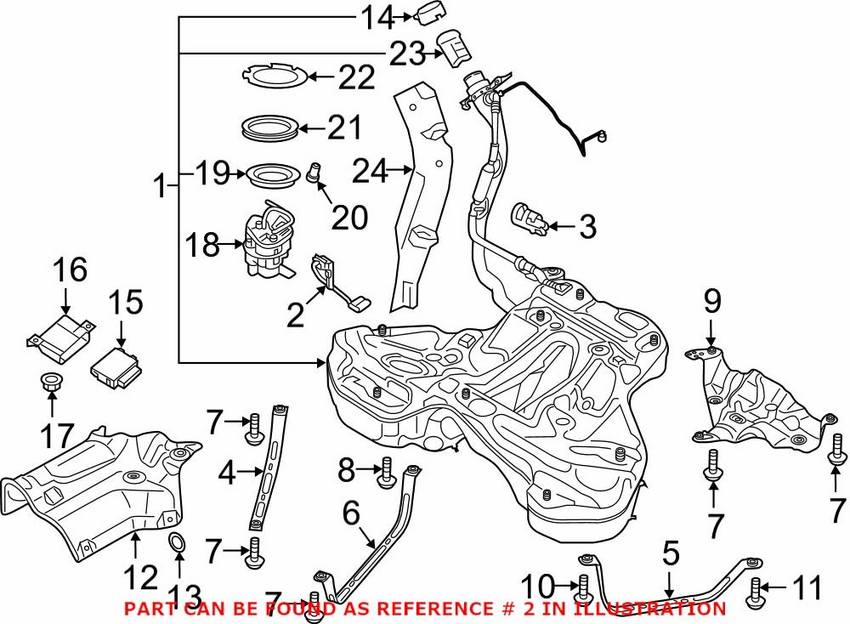 Genuine VW/Audi Fuel Tank Sending Unit