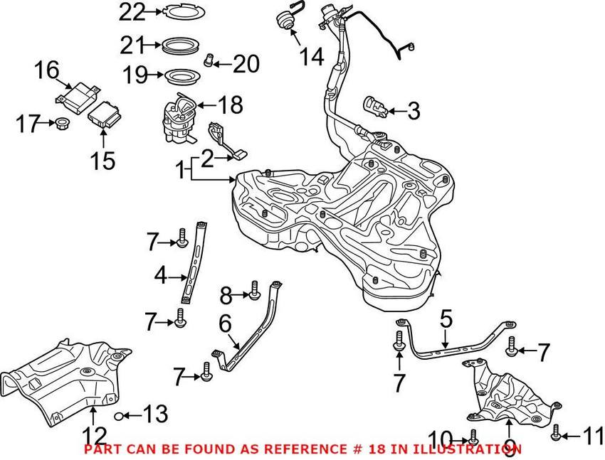 Genuine VW/Audi Fuel Pump and Sender Assembly