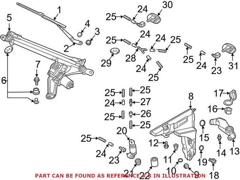 Genuine VW/Audi Washer Fluid Reservoir 4K0955453F – Genuine VW/Genuine VW/Audi