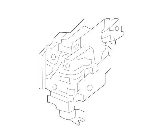 Genuine VW/Audi Door Latch Assembly – Front Passenger Side