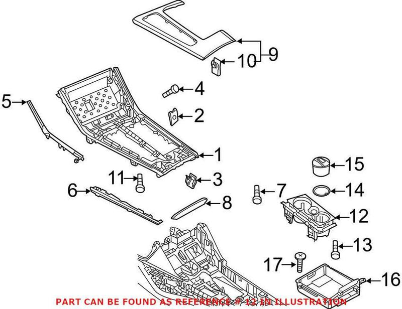 Genuine VW/Audi Console Cup Holder