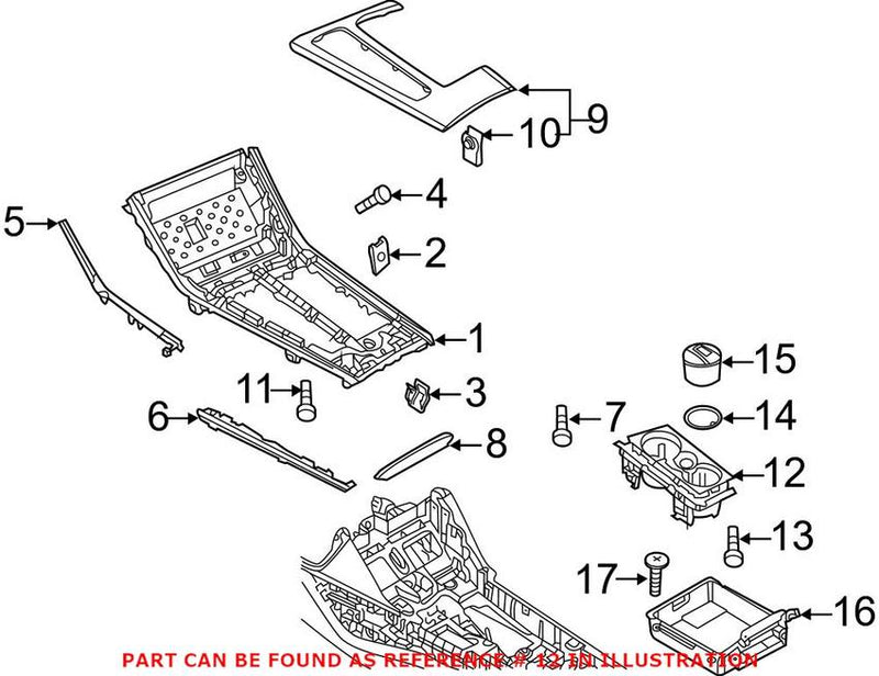 Genuine VW/Audi Console Cup Holder 4K1862533E4PK – Genuine VW/Genuine VW/Audi