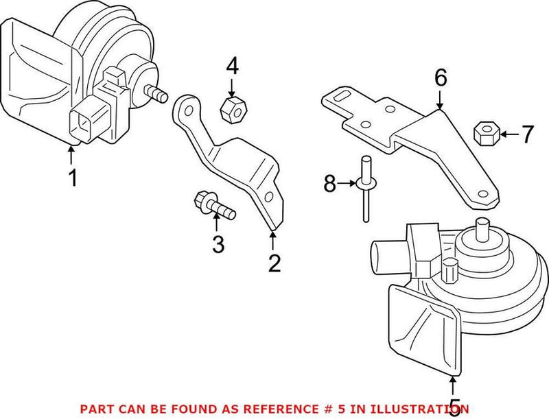 Genuine VW/Audi Horn