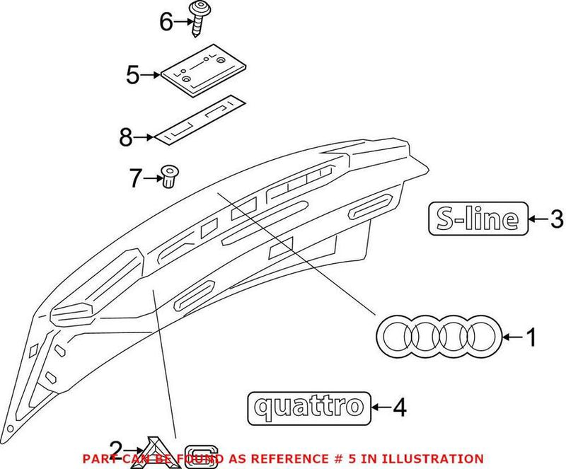 License Plate Bracket – Rear